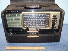 Zenith Trans- Oceanic Wave Radio Model Y600 Rebuilt Works Great