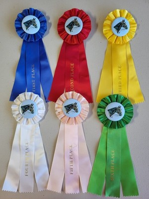Generic Hunter Head Art Horse Show Ribbons Awards Equestrian Event Hunter Jumper