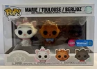 Funko POP Disney 100 Aristocats, Marie, Toulouse Berlioz 3 Pack Flocked-New