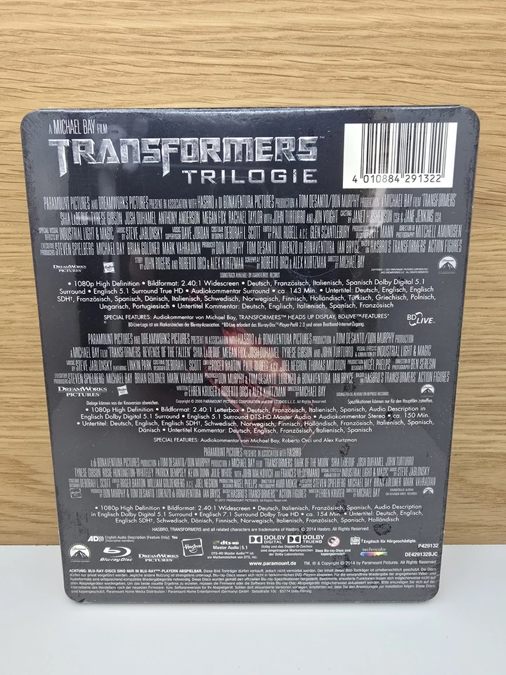 Transformers Trilogie (Novobox Edition) Blu-ray Like Steelbook RARE OOP Neu &OVP - Bild 2 von 4