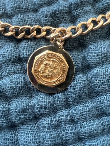 Vintage Chesapeake Potomac Telefongesellschaft Service Bettelarmband 5 Charms - Bild 2 von 8