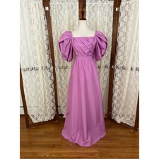Fabulous Vintage 1980s Union Made Taffeta Prom/Bridesmaid Gown