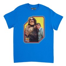 Lee Majors and Andre the Giant Six Million Dollar Man TV Show T-Shirt