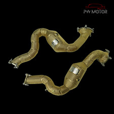 Audi S6 / S7 / S8 C7 Heat Shielded Catted 200Cell Euro6 Downpipes - GEN2 | PW Mo