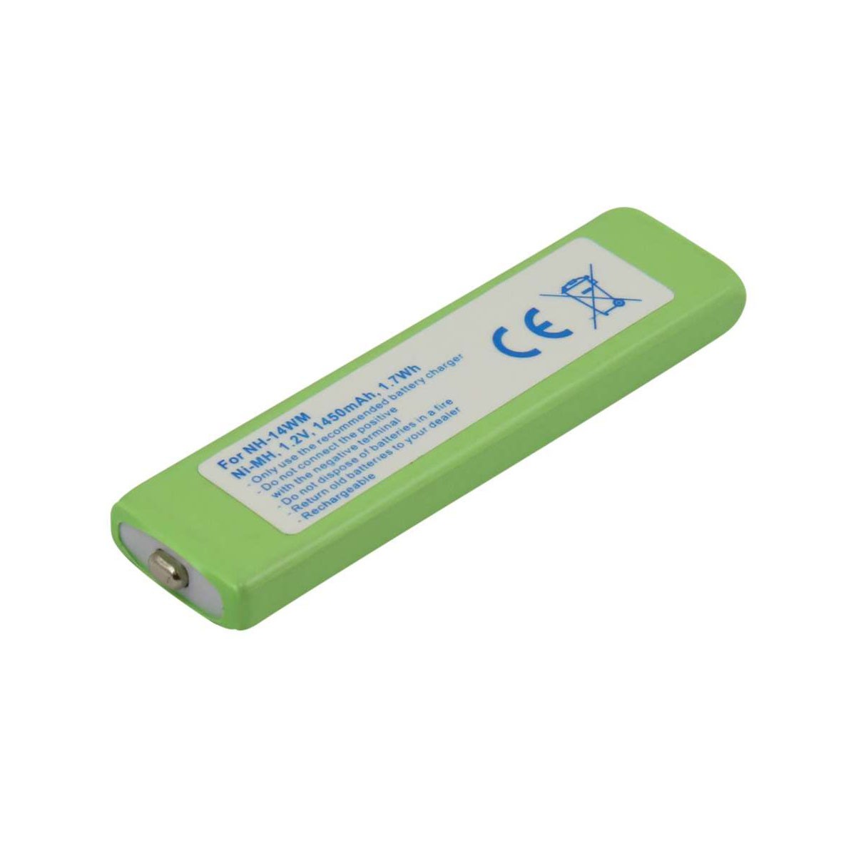 Batterie CD/Discman NH-14WM 1.2V Avizar accumulateur prismatique NiMH 1450mAh
