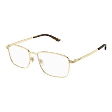 Gucci GG1882O 002 Gold 54mm Eyeglasses New Authentic