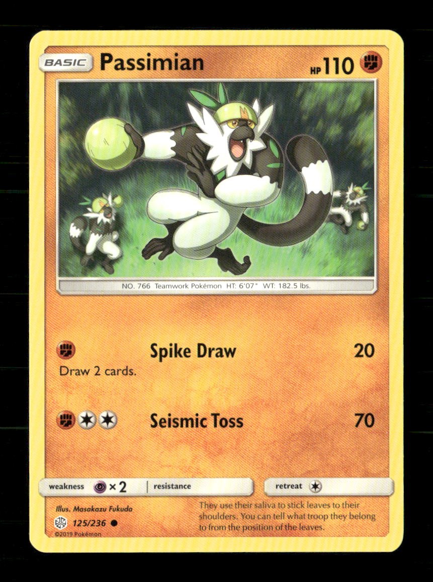 Passimian 125/236 Cosmic Eclipse NM/M Pokemon