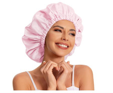 4 pcs Bonnet Silk Bonnet Hair Bonnet for Sleeping-Slouchy Beanie Hat Satin Sleep