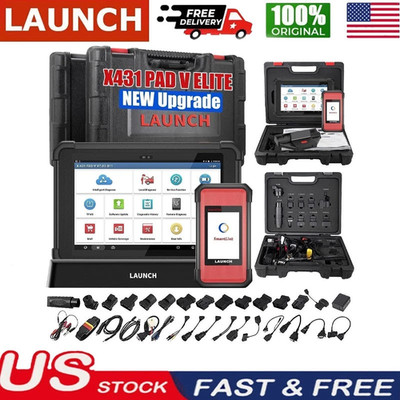 LAUNCH X431 PAD V Elite PAD 5 OBD2 Car Diagnostic Scanner J2534 Programming US*^