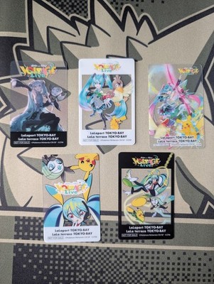 Pokemon card Pokémon Hatsunemiku Limited Pokemon feat. Hatsune Miku Project VOLTAGE LIVE Limited Clear Card