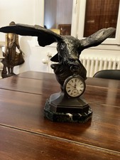 Porte montre Aigle sur globe terrestre Charles PERRON (Fin XIX°) Régule
