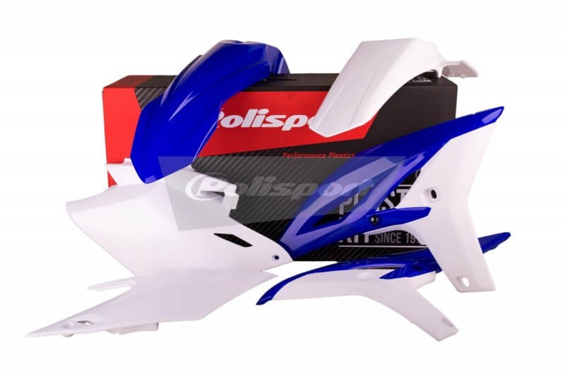 Kit plastiques Polisport 90468 pour moto Yamaha WRF 450 années 2012 à 2015