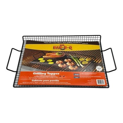 Mr Bar-B-Q Grilling Topper Cooking Grid Non-Stick With Handles 15''x 10''