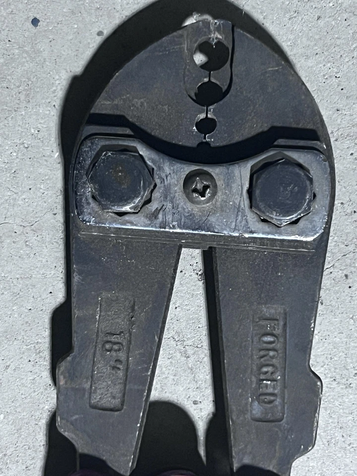 Heavy Duty Cable Lug Crimper – Large Gauge Indent Crimp Tool 18” Forged - Image 4 of 4