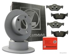 Zimmermann Bremsenset hinten Bremsscheiben + Bremsbeläge VW AUDI SEAT SKODA