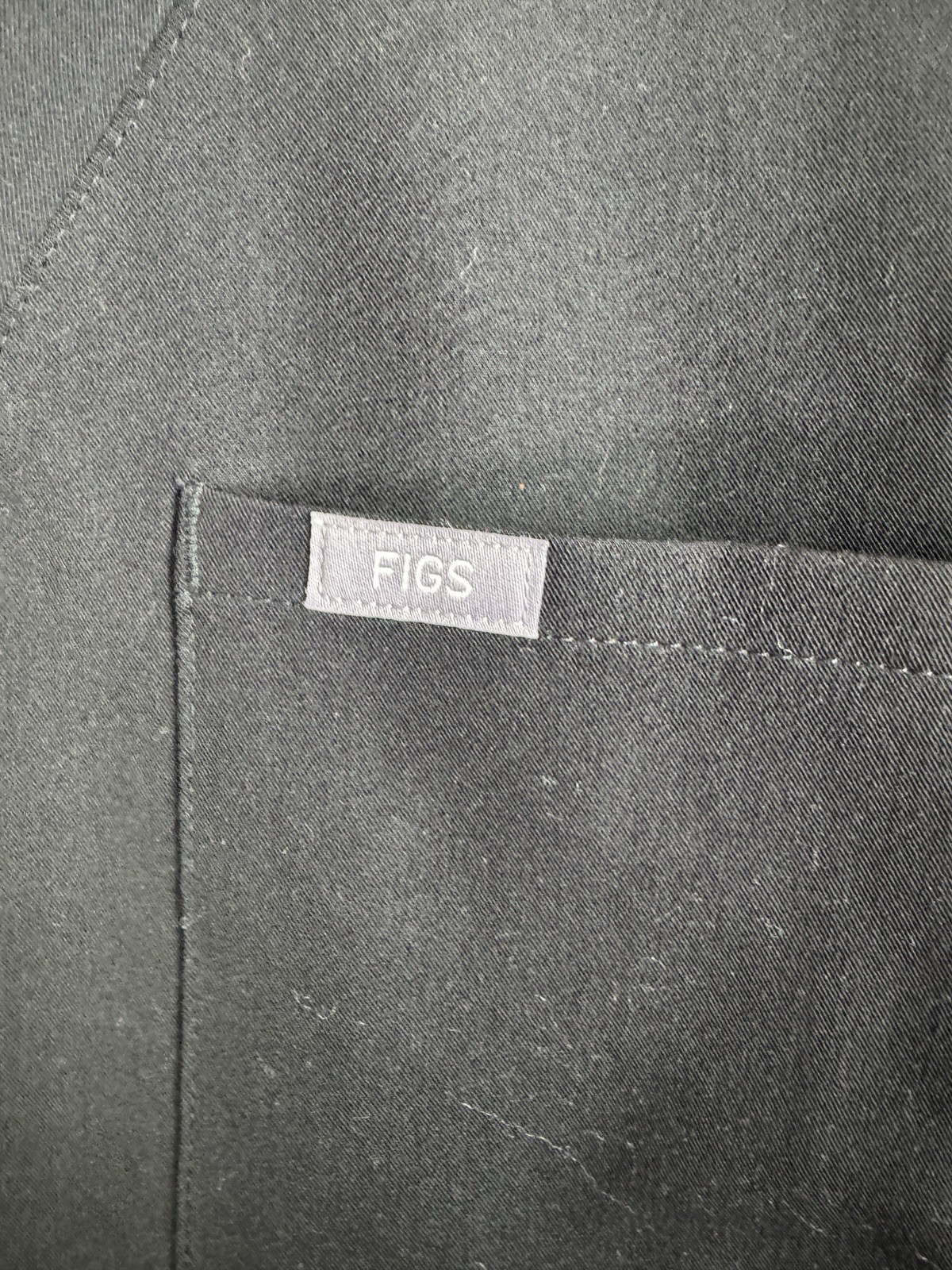 FIGS Black Medium Scrub Technical Collection Perf… - image 4