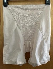 BALI Womens Leg Thigh Tummy Stomach Slimming Shaper Lightweight Sz Medium Beige