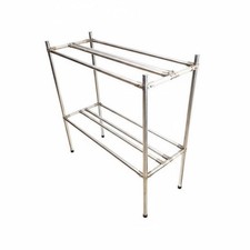 Multi-Level Rolling Plant Stand Includes Drip Trays Pot Rack Indoor/outsidedoor