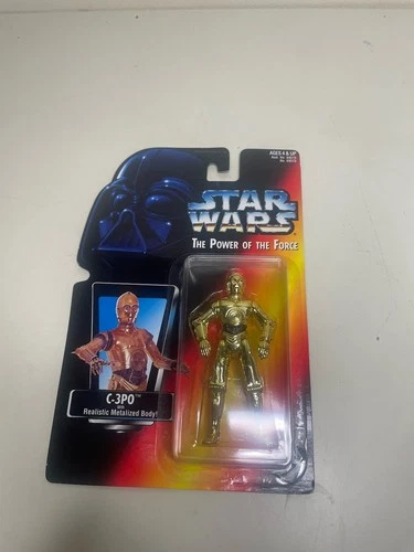 1995 Star Wars Power Of the Force 2 C-3P0 Figure