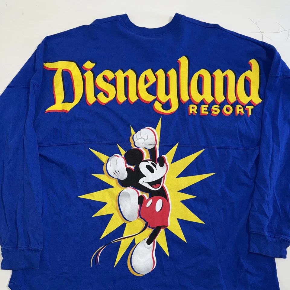 Disneyland Spirit Jersey Shirt Adult 2XL Blue Mickey Mouse Pop-Up Disney - Image 3 of 4