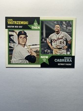 2012 Topps Heritage - Then and Now Miguel Cabrera, Carl Yastrzemski #TN-YC