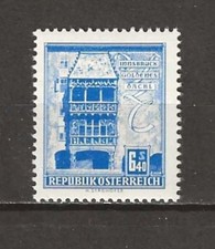 AUSTRIA - 1960 MNH ARCHITECTURE BUILDINGS STAMP - SCOTT 629A - S494