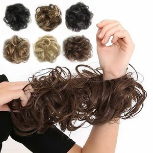 Fa Usa Women S Elastic Wig Hair Ring Curly Scrunchie Bun Chignon