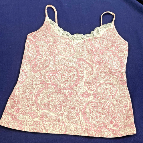 LAUREN Gr. S Camisole rosa Paisley Trägertop Morgan Taylor Bikini Höschen S beere - Bild 8 von 9