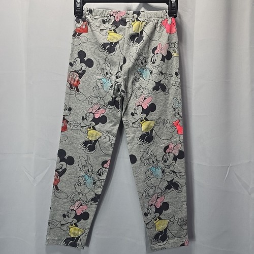 NWT- Gap Disney Girls Leggings XL (12) Gray Mickey Minnie Daisy Characters Print - Picture 3 of 5