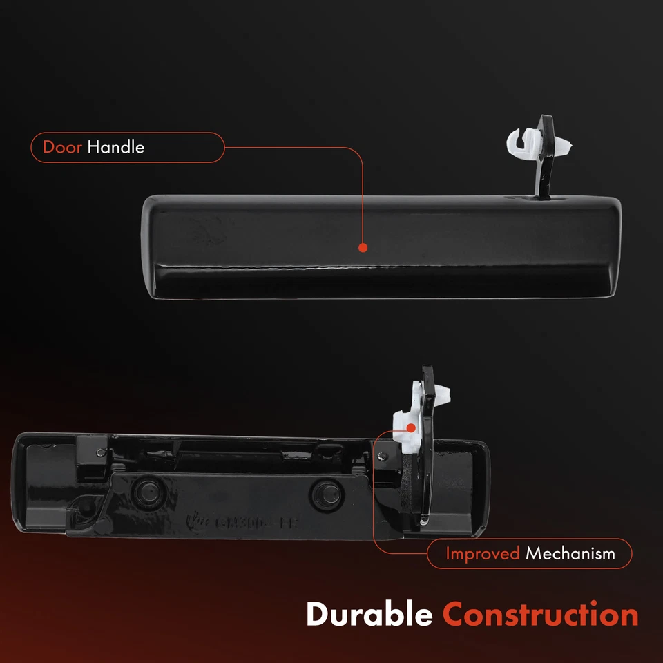 Manija de puerta exterior negra para conductor delantero y pasajero para Chevrolet Camaro Pontiac Foto 4 de 4