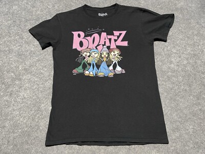 BRATZ Black Small Women's Fashion Doll Toys Game Media Mad Engine Shirt