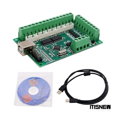 4-Axis 100KHz USB Mach3 Motion Control Board CNC Breakout Controller for CNC new