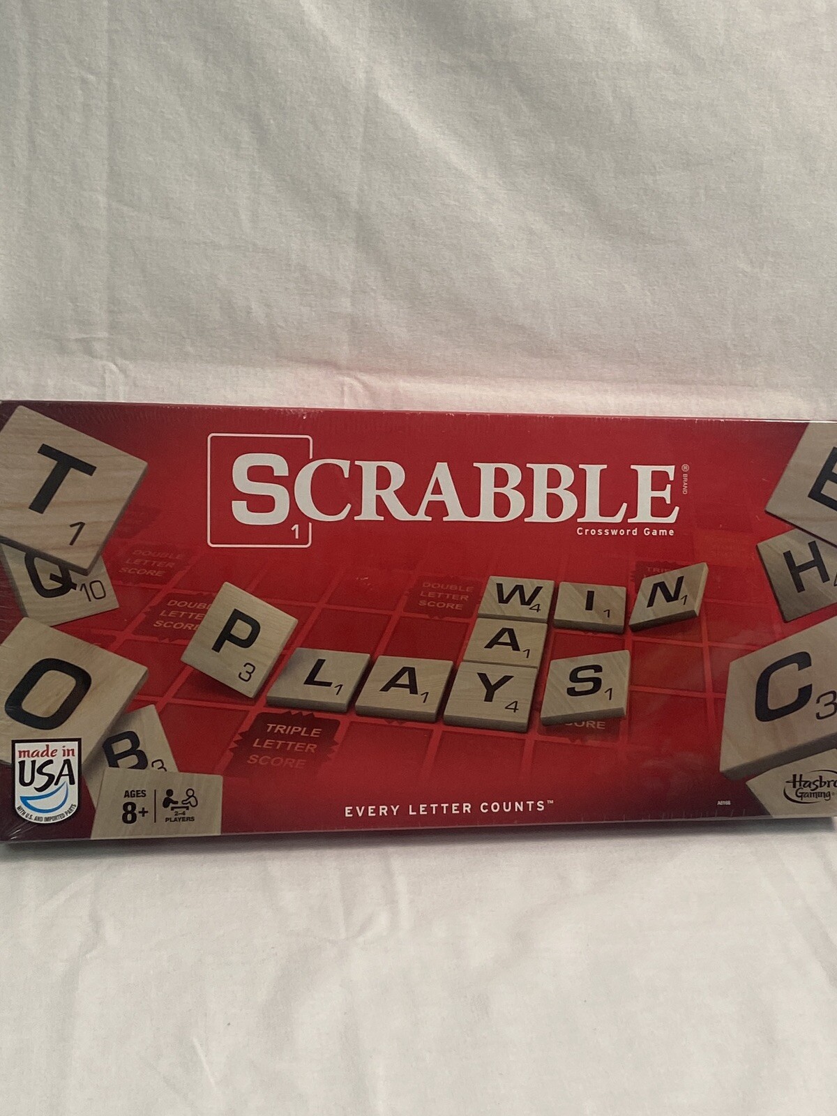Hasbro Scrabble Classic Crossword Board Game for Word Lovers