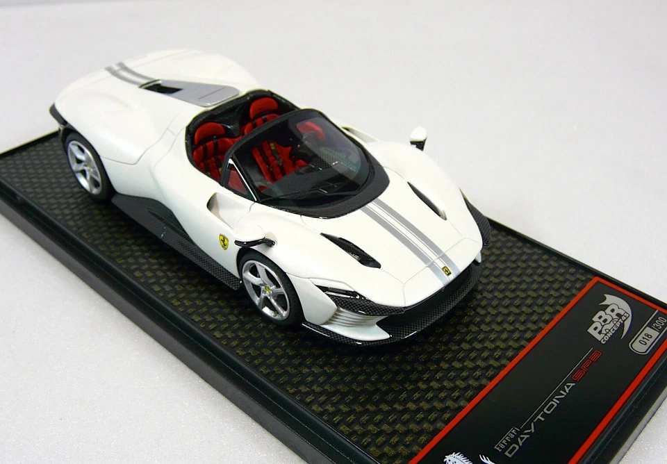 FERRARI Daytona SP3 serie ICONA Bianco LTD BBR MODELS 1:43 - Immagine 4 di 4