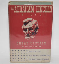 THE GREAT CAPTAIN Honore Morrow; Abraham Lincoln 3 Historical Novels  BCE HC/DJ