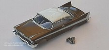 NOS Auto World Dark Gold 58 Plymouth Fury Thunderjet HO Slot Car Body Run on AFX