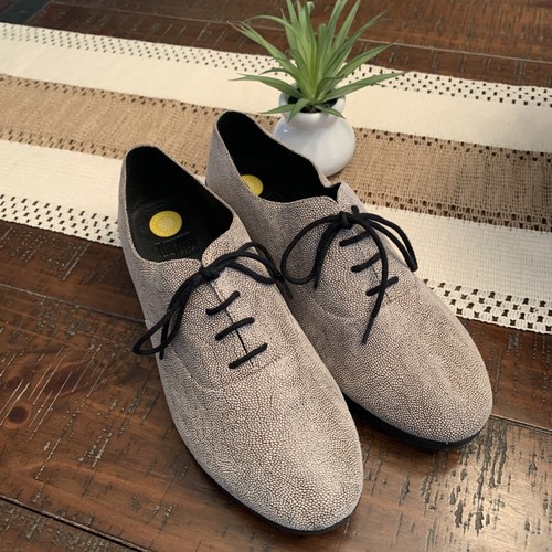 Leather Oxford Lace Up Shoes Womens 