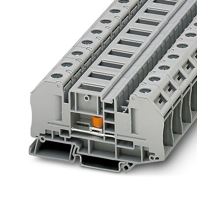 2pcs PHOENIX RT 5-T 3049039 Test Disconnect Terminal Block Gray New Kd