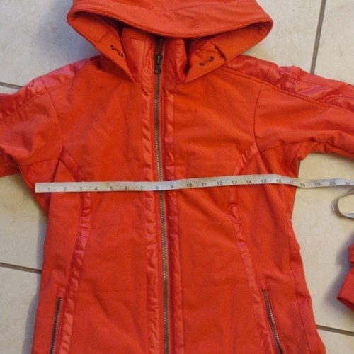 Athleta Recco Maribel jacket Skiing Ski Snowboard burnt orange XS - Picture 6 of 16