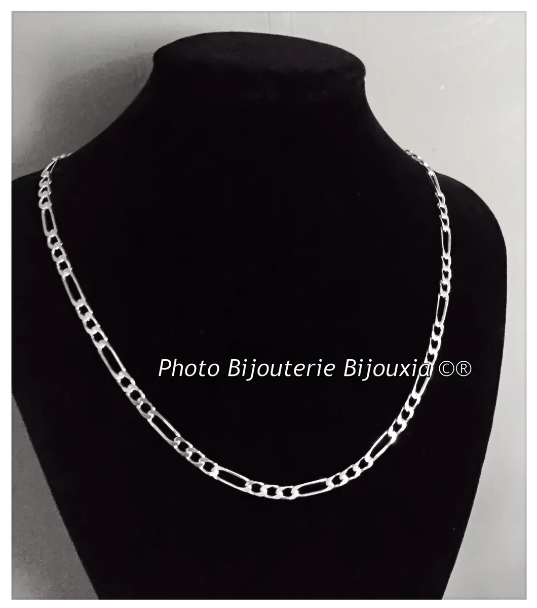 Collana Uomo Argento 925 Massiccio Catena Maglia Cubo 10.5mm Con Doppia Chiusura – Nuova Senza Scatola