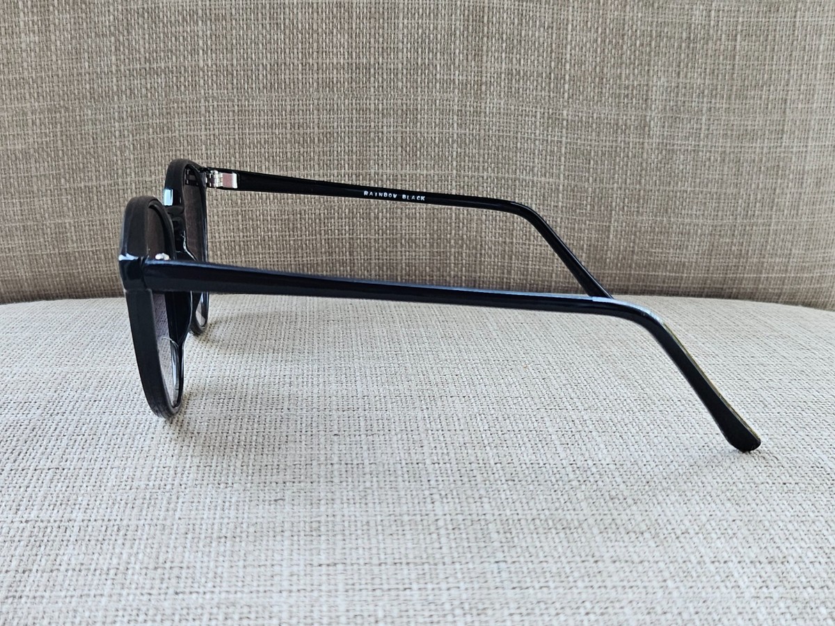 Vintage Sunglasses Unisex Eyewear RAINBOW BLACK Shades Women Sunglasses Rainbow Mountains Black main image 4