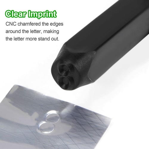 Metal Stamping Kit 1/2" (12.5mm) A-Z/0-8 Punch Press Tool for Metal, Black - Picture 3 of 7