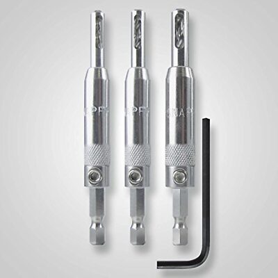 Spring Loaded Hinged Tools Set of 3 Snappy Tools Hinge Bits - 5/64