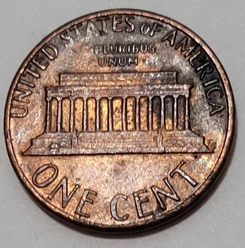 1982 Lincoln Penny ~ "E" in E Pluribus is very weak ~ almost gone. - Bild 5 von 5