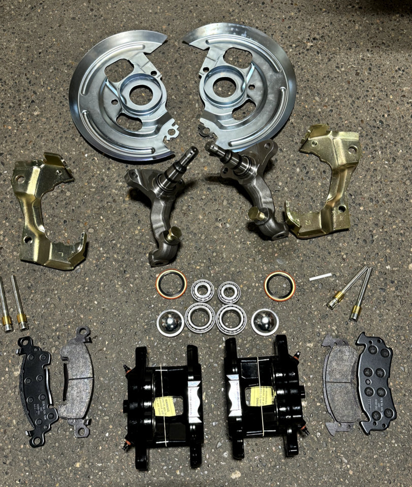 196472 Chevy Chevelle Black Wilwood Power Brake Conversion Kit Slotted