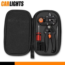 6X Black Garden Tree Grafting Knife Pruner Shear Snip Scissor Cutting Tool Kit