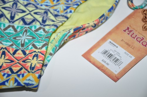 Mudd Swim Bikini Bottom Swimsuit Women's Size XS Juniors Multi-color New - Picture 11 of 12