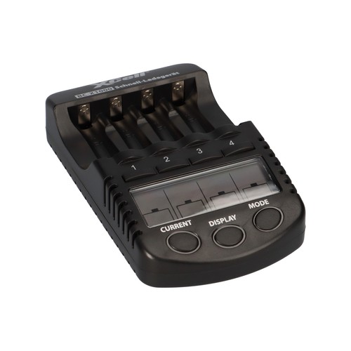 XCell Schnellladegerät LCD Anzeige USB Anschluss z.b. Eneloop Akkus SONDERAKTION - Bild 2 von 8