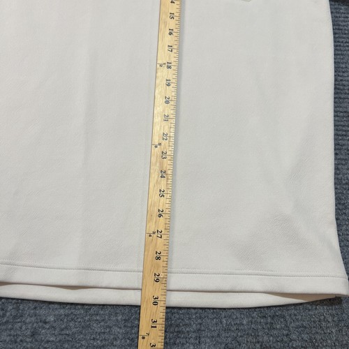 Adidas Shirt Mens Medium Cream Ivory Adicross Performance Athletic Stretch - Picture 6 of 11