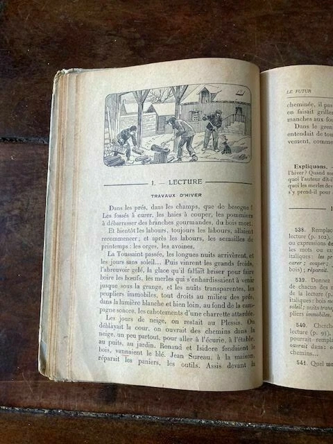 LIVRE SCOLAIRE/F.LAUNAY/LE FRANCAIS A L'ECOLE PRIMAIRE COLIN 1931 - Photo 4/4